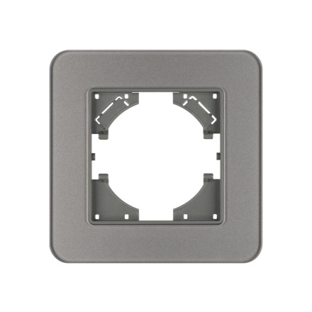 Рамка стеклянная на 1 пост Arlight FRM-OMALI-GS-1-GR 049665