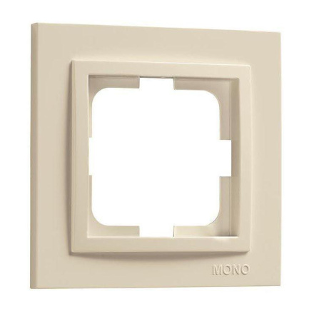 Рамка на 1 пост Mono Electric Despina крем 102-170000-160