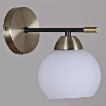 Бра Illumico IL0638-1WSQ-24 AB BK LIBRA