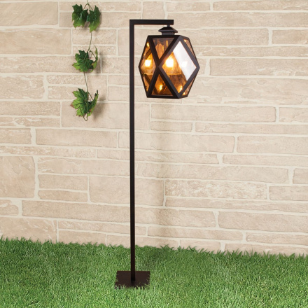 Уличный светильник на столбе Elektrostandard Ambra 35133/F черный 4690389176876 a056235