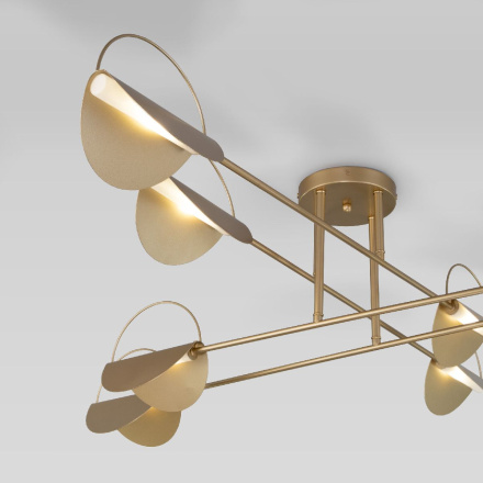 Потолочная люстра Eurosvet Grazia 70148/8 золото a062039