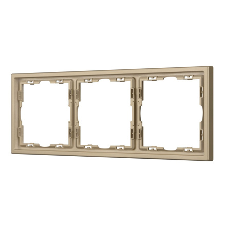 Рамка пластиковая Arlight FRM-NOBE-SFPL-3-GD 054221