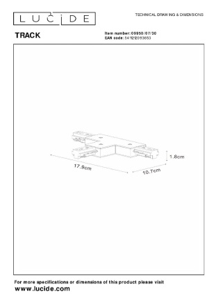 Коннектор Lucide Track 09950/07/30