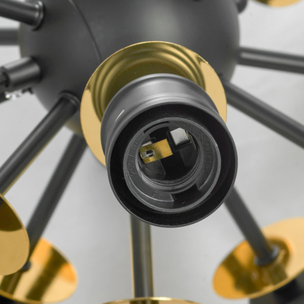 Подвесная люстра Lussole Elmira LSP-8206-G