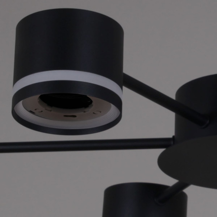 Потолочная люстра Reluce 06730-0.3-12 GX53 BK