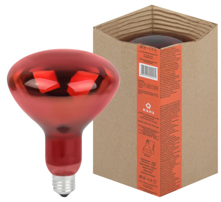 Инфракрасная лампа для обогрева животных Эра ИКЗК 220-250 R127 Б0042980