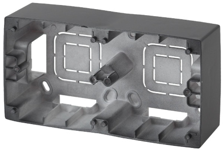 Коробка для накладного монтажа на 2 поста Эра 12-6102-05 Б0043174