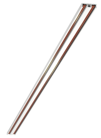 Ультратонкий накладной магнитный шинопровод iLedex Vision 4825-25/7-3000-WH