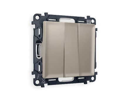 Комплект механизма 3-кл выключателя Ambrella Volt Alfa MA365010