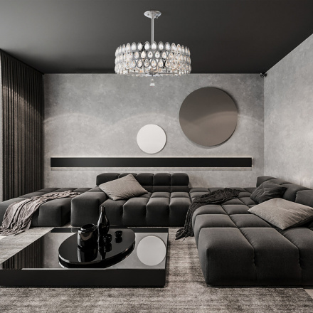 Люстра на штанге Arte Milano Sorrento 371019/8/300/580 CR