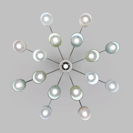 Люстра на штанге Eurosvet Pastel 60152 хром a064986