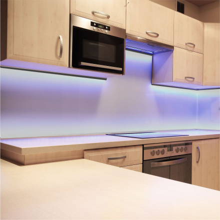 Профиль П-образный накладной Apeyron ширина ленты до 10мм 08-05-01Ч