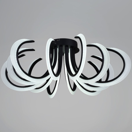 Потолочная люстра Reluce 74390-0.3-6+6 black