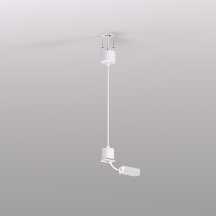 Подвод питания для подвесного монтажа трека Denkirs Smart Base TR2124-WH