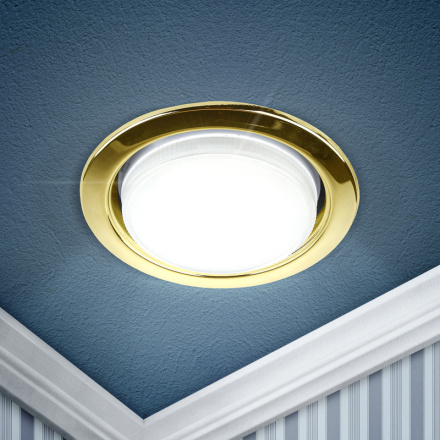 Встраиваемый светильник Эра KL35 GD (б/к) Б0041930