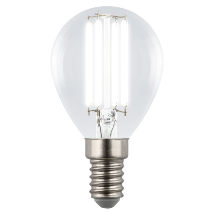 Лампа светодиодная филаментная Uniel LED-G45-4W/4000K/E14/CL GLY01TR UL-00011939