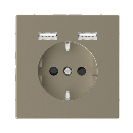 Розетка компьютерная USBx2 Schneider Electric Merten D-Life MTN2366-6033