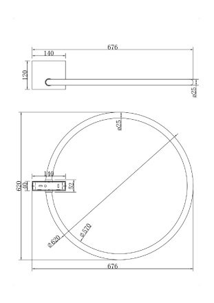Потолочная люстра Maytoni Anillo MOD315CL-L25G3K