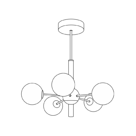 Люстра на штанге Citilux Tonga CL212153