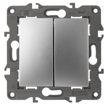 Переключатель двойной Эра 14-1106-03 Б0034245