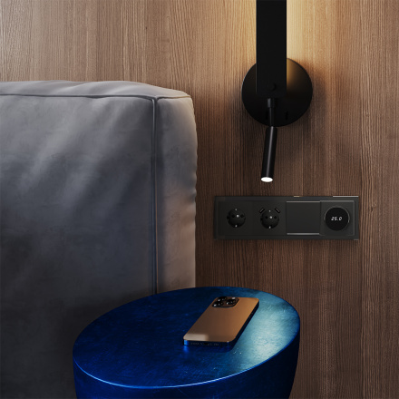 Рамка на 4 поста Voltum S70 VLS110406 (титан, стекло)