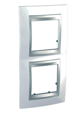 Рамка 2-постовая вертикальная Schneider Electric Unica Top MGU66.004V.092