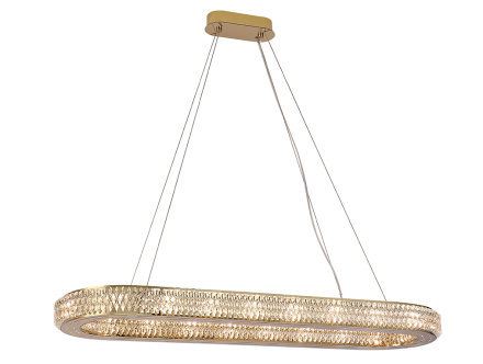 Подвесная люстра Newport Melody 8560/100 C oval gold polished М0070796