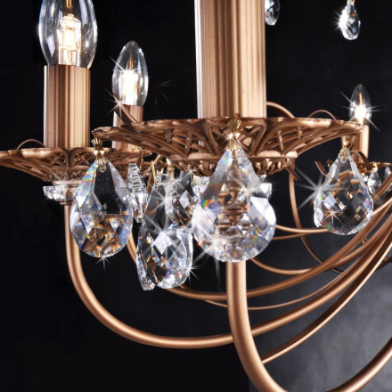 Подвесная люстра Citilux Марлен Кофейная CL411161