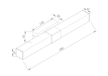 Подсветка для зеркал Maytoni Glanz MIR006WL-L8CH