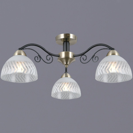 Потолочная люстра Illumico IL0435-3CSQ-24 BK AB SPICA