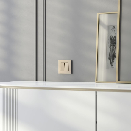 Рамка на 1 пост Werkel Slab (шампань софт) W0012911 4690389218385 a071623