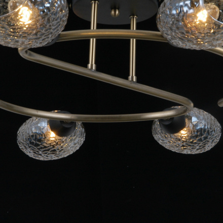 Люстра на штанге Illumico IL0300-8CSQ-79 BK AB