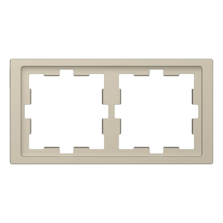Рамка 2-постовая Schneider Electric Merten D-Life MTN4020-6533