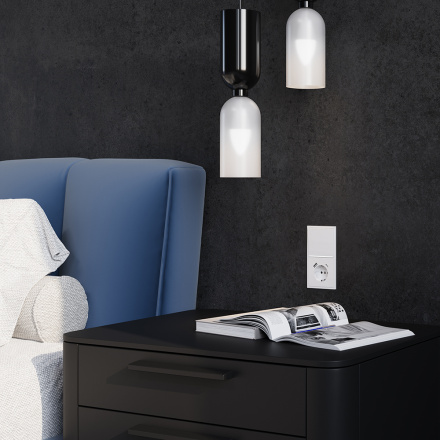 Рамка на 2 поста Voltum S70 VLS100201 (белый глянцевый)