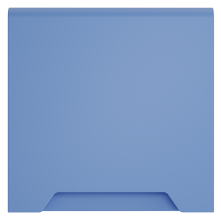 Накладка для розетки с заземлением, защитными шторками и крышкой Voltum S70 (деним) VLS000815