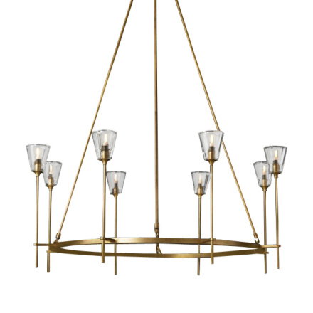 Подвесная люстра Delight Collection Torche De Verre 8614P/8 gold