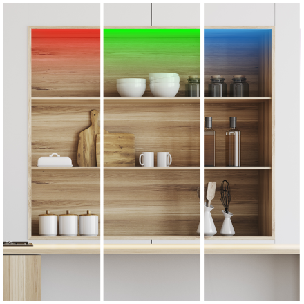 Светодиодная лента Apeyron 24В 14,4Вт/м smd5050 60д/м IP20 5м RGB 00-337