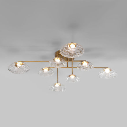 Потолочная люстра Eurosvet Ripple 50389 LED латунь a069026