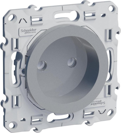 Розетка со шторками Schneider Electric Odace S53R033