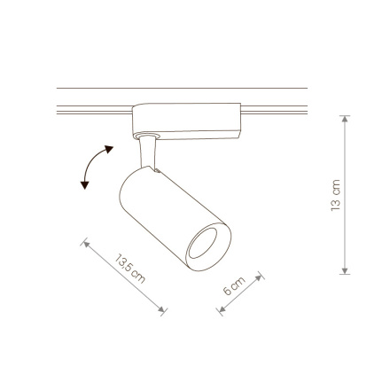 Трековый светодиодный светильник Nowodvorski Profile Iris 9007