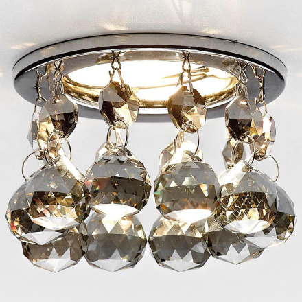 Встраиваемый светильник Ambrella Light Crystal K2051 CL/G