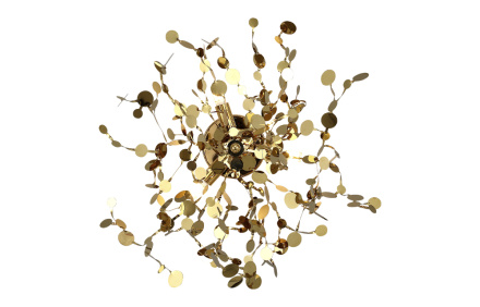 Настенный светильник Crystal Lux GARDEN AP-PL3 D400 GOLD