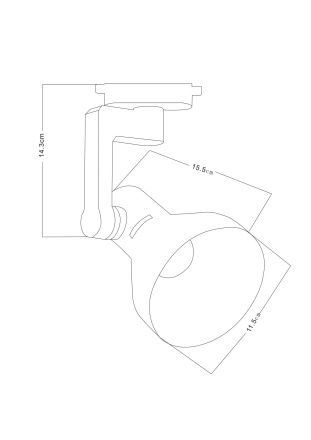Трековый светильник Arte Lamp Nido A5106PL-1WH