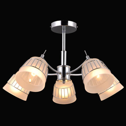 Люстра на штанге Natali Kovaltseva FRIENDLY 75088/5C CHROME