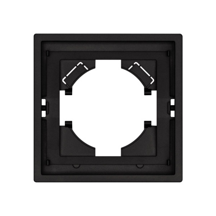 Рамка пластиковая на 1 пост Arlight FRM-TENDO-SFPL-1-BK 054642