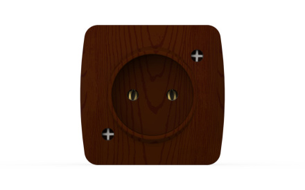 Розетка без заземления ELBI Alsu 504-010600-215