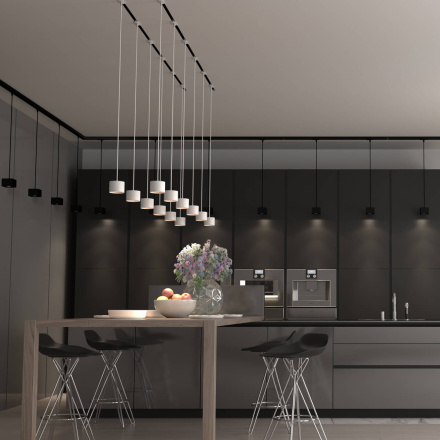 Трековый однофазный светильник Novotech Patera 358662