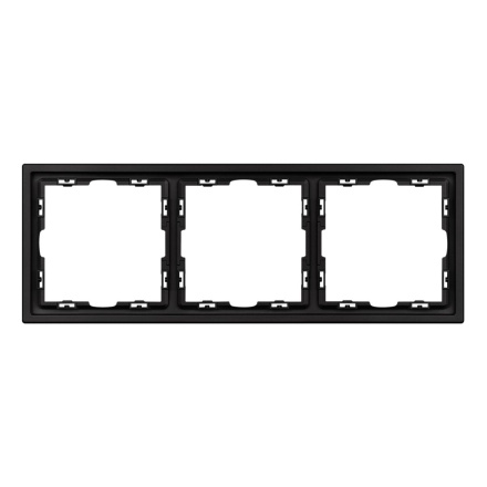 Рамка пластиковая Arlight FRM-NOBE-SFPL-3-BK 054220