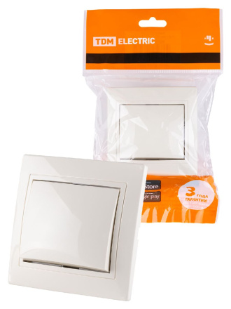 Выключатель одноклавишный Таймыр TDM Electric SQ1814-0101