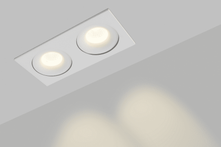 Корпус встраиваемого светильника SWG COMBO-2S2-WH 004158